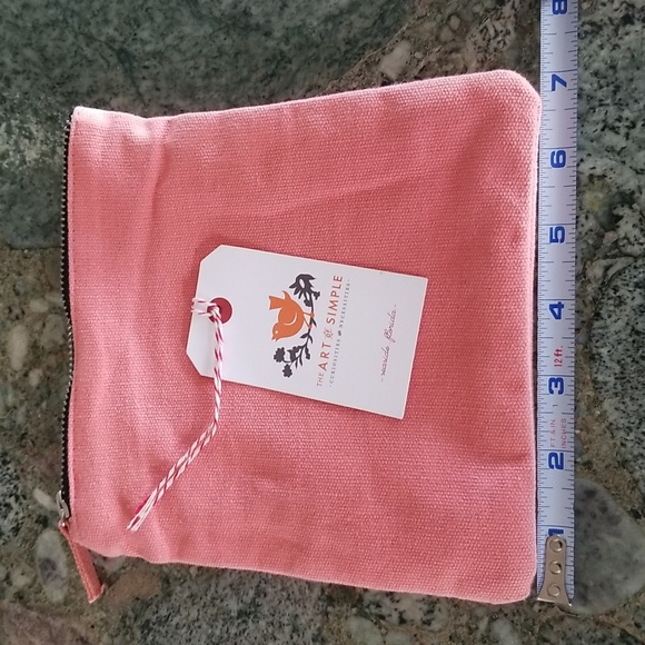 Small Canvas Zip Tote - Picture 2 of 3